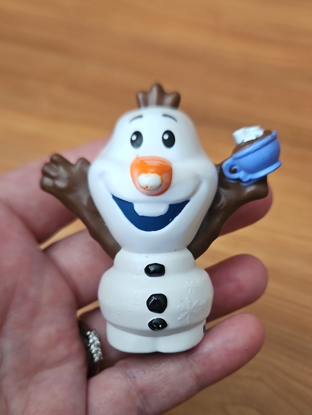 Fisher-Price Little People figure of Olaf from Disney's Frozen